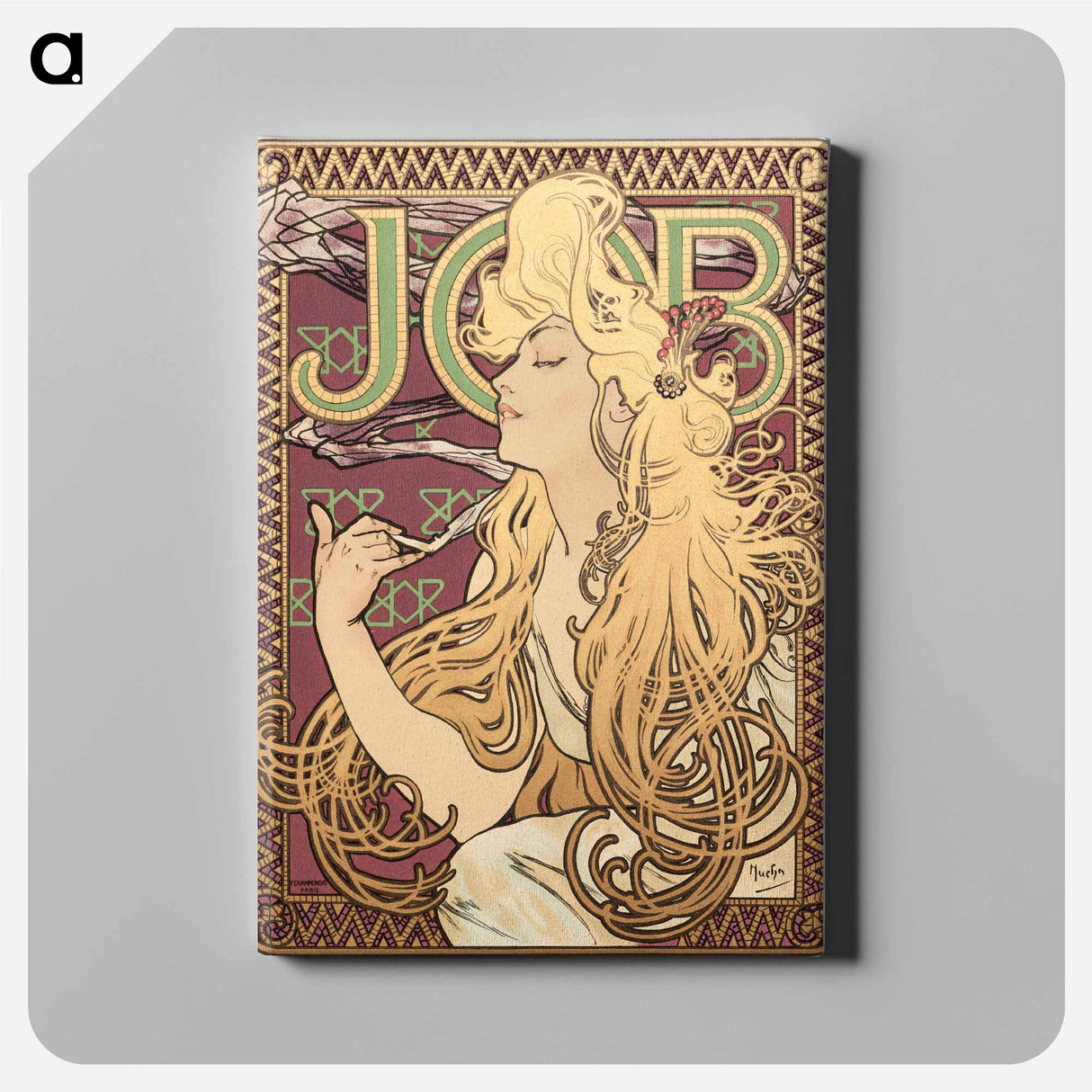 Job - アルフォンス ミュシャ Canvas.