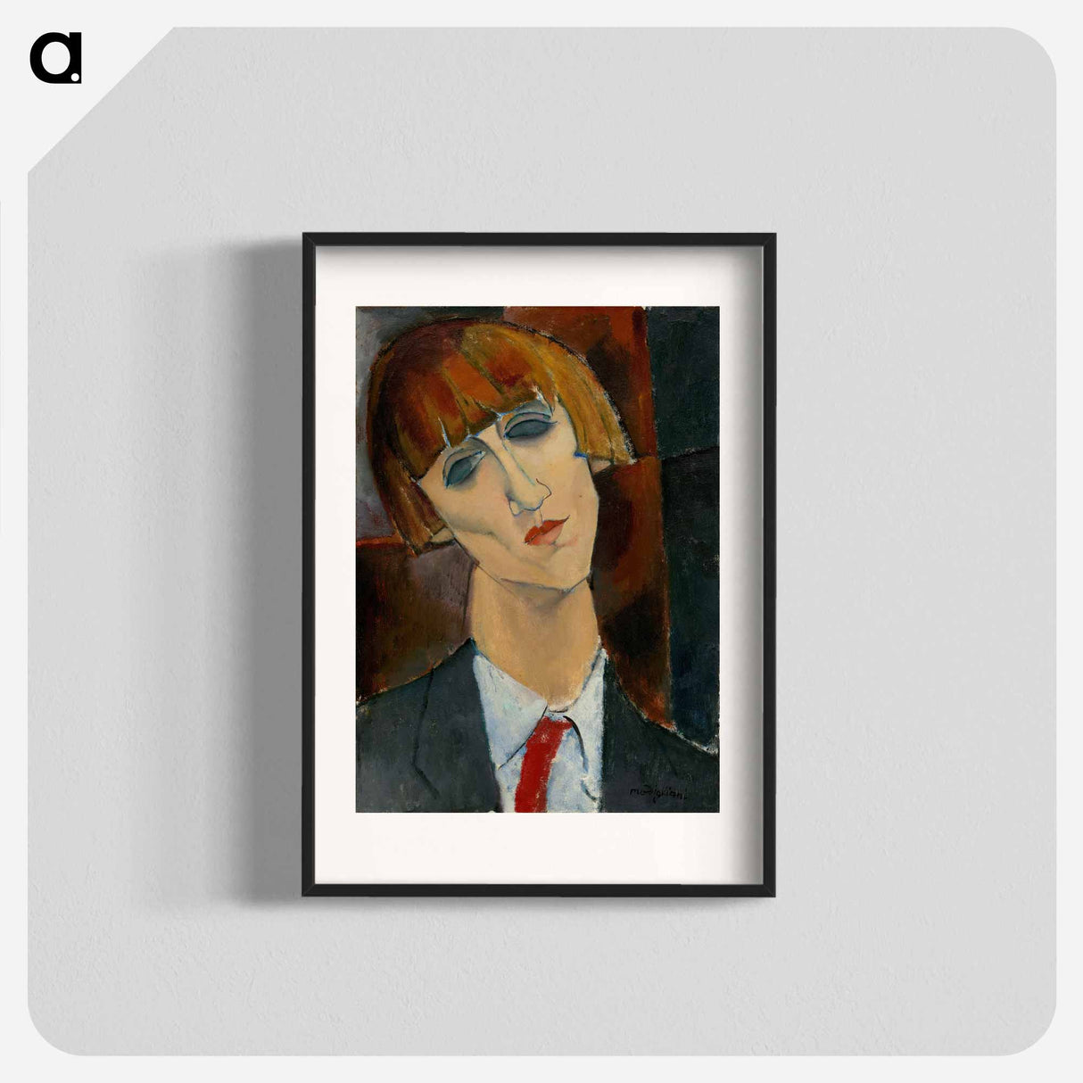 Madame Kisling - アメデオ モディリアーニ Poster.