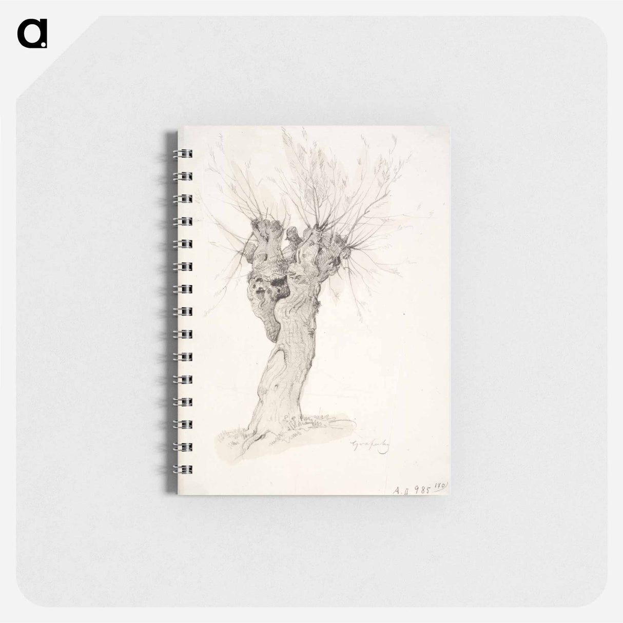 Vanha, typistetty puu - アンダース エクマン Memo.