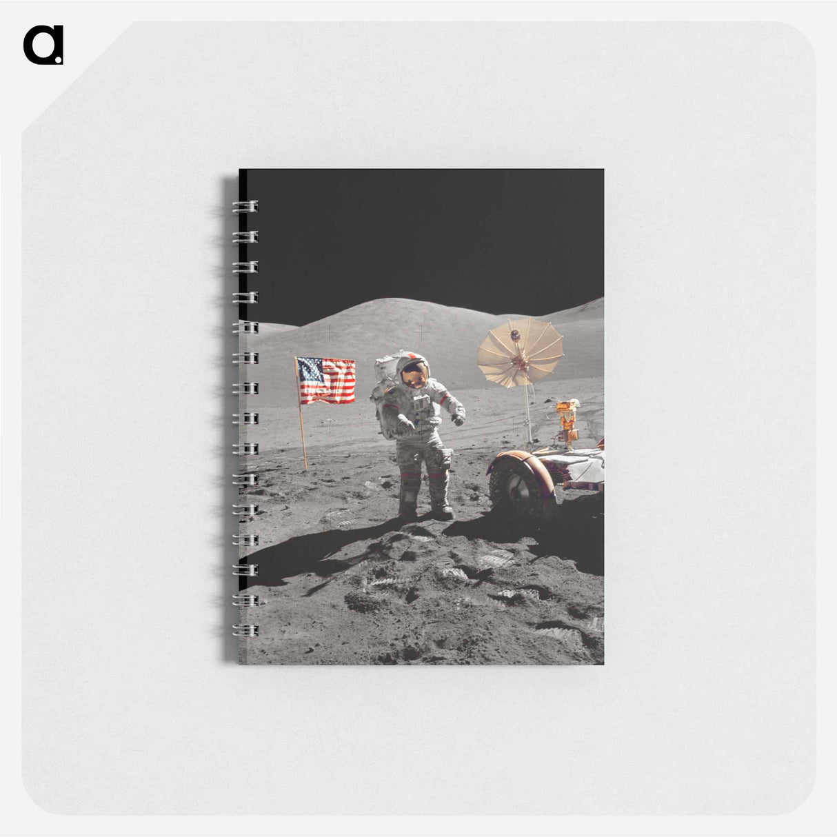 アートメモ帳-Apollo 17 - アポロ月面着陸 Memo.
