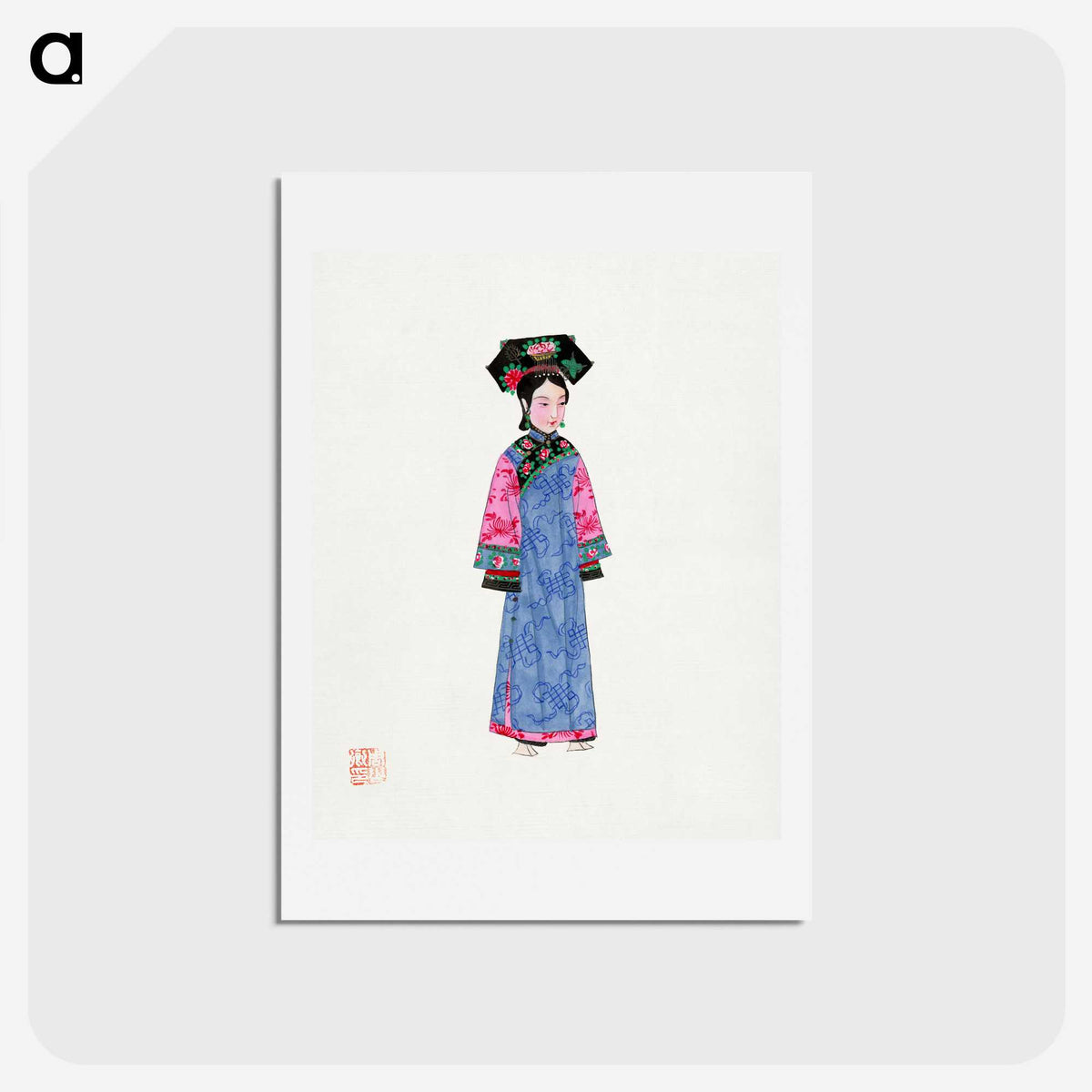 1-6_Chinese-Costumes_hagaki