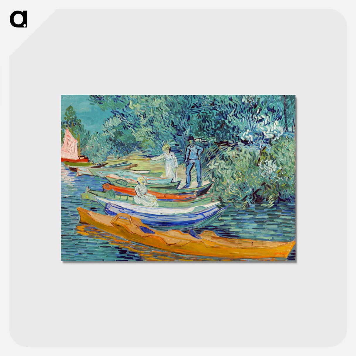 アートポストカード-Bank of the Oise at Auvers
- デトロイト美術館 Postcard.