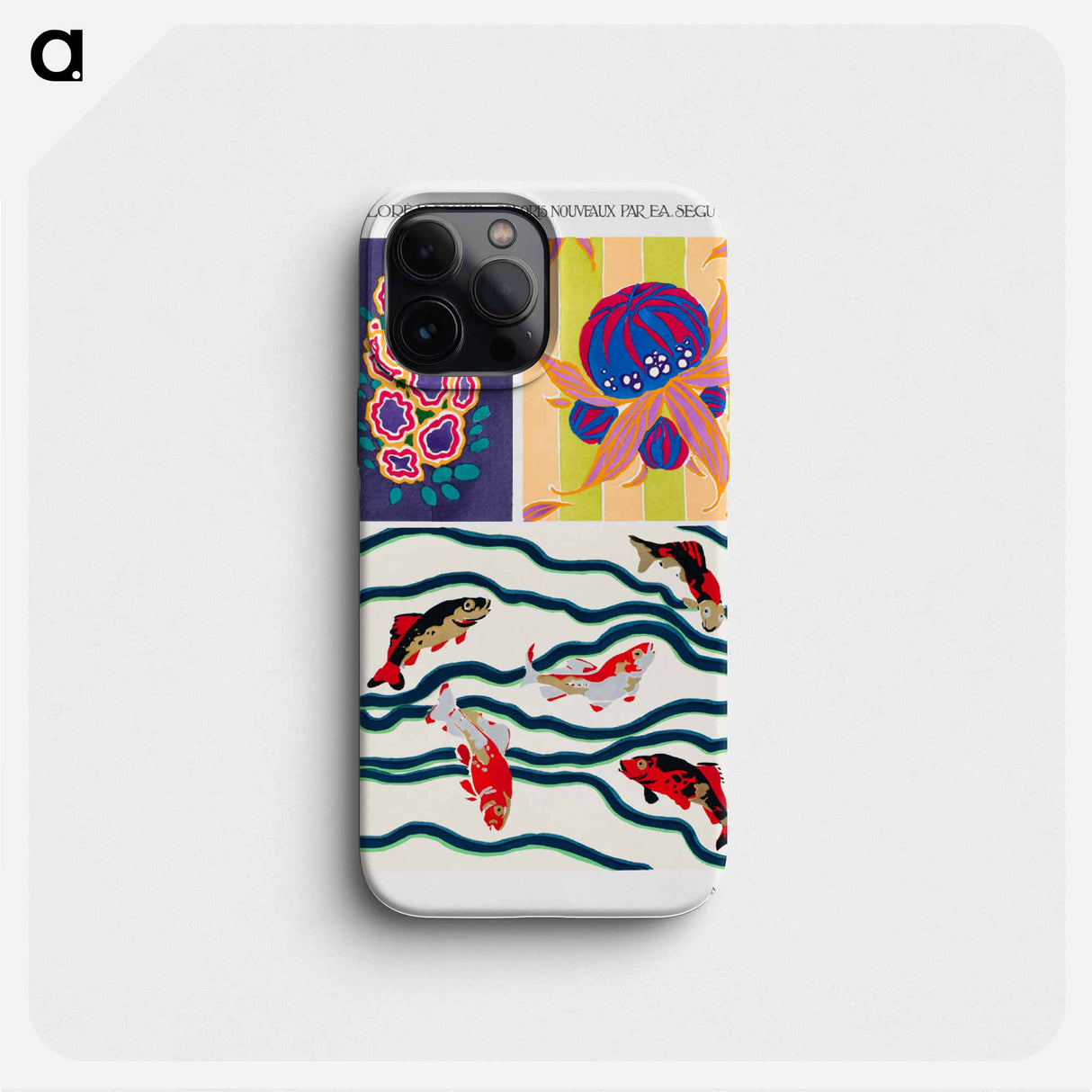 Vintage art deco & art nouveau pattern, plate no. 6. - E.A.セギー Phone Case.