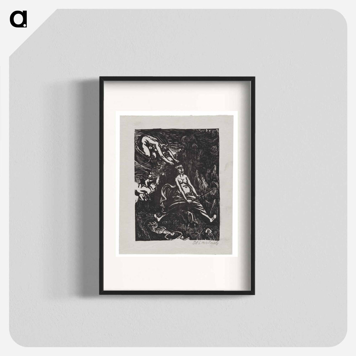 Witches' Ride - エルンスト ハインリヒ バルラッハ Poster.