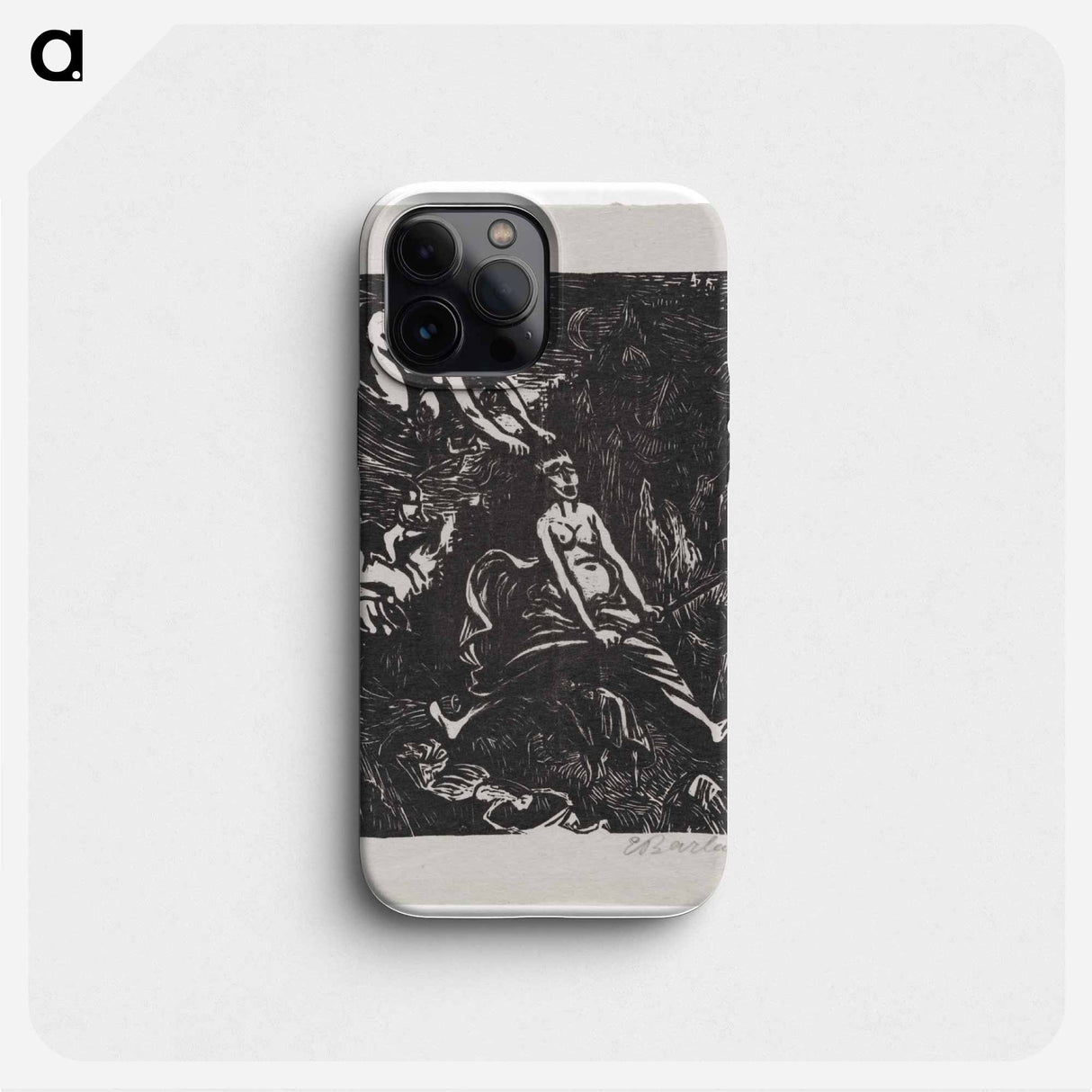 Witches' Ride - エルンスト ハインリヒ バルラッハ Phone Case.