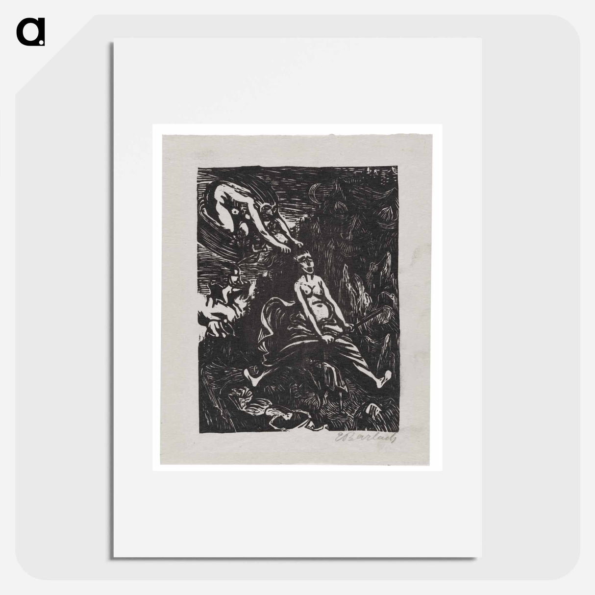 Witches' Ride - エルンスト ハインリヒ バルラッハ Poster.