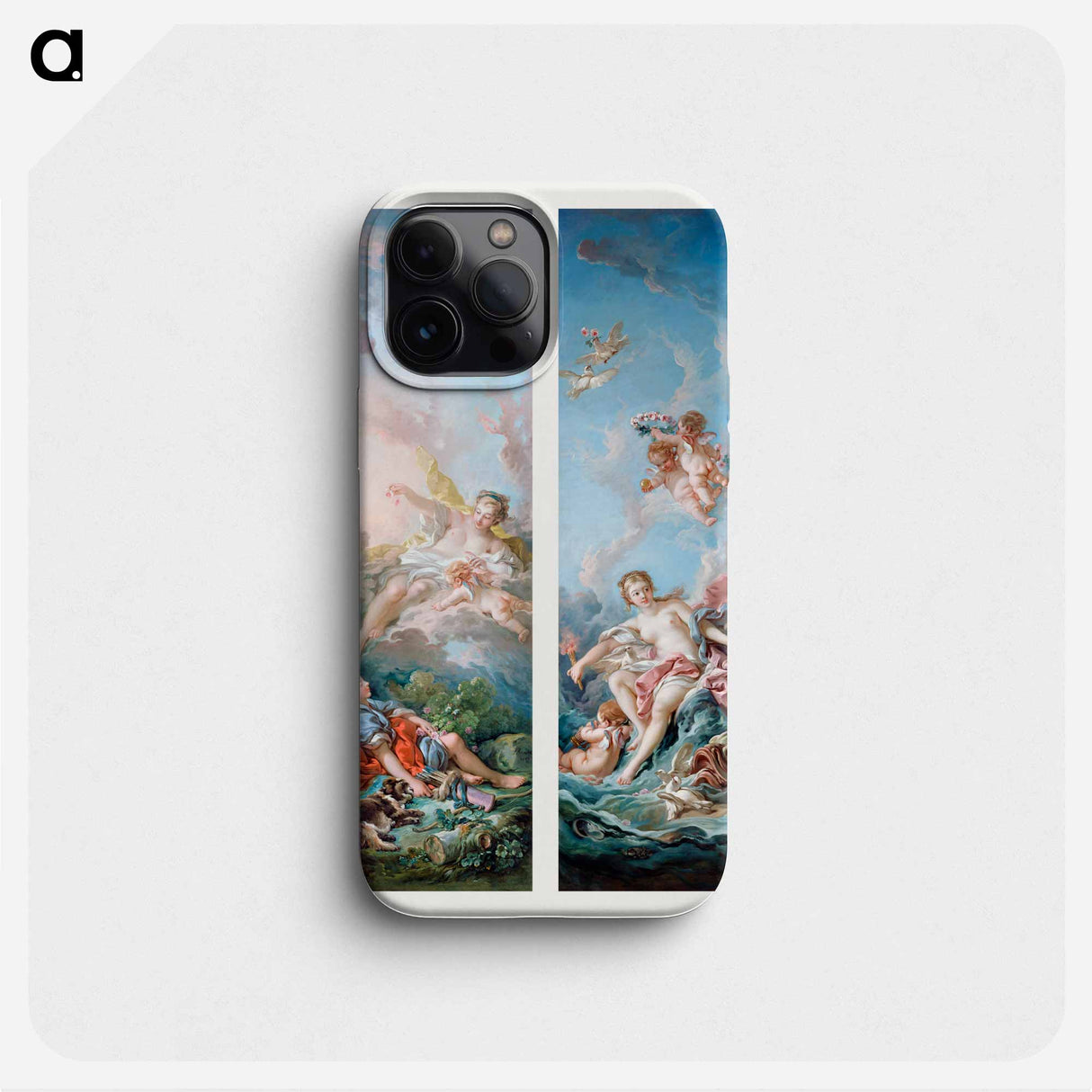 Aurora and Cephalus, Venus on the Waves - François Boucher Phone Case.