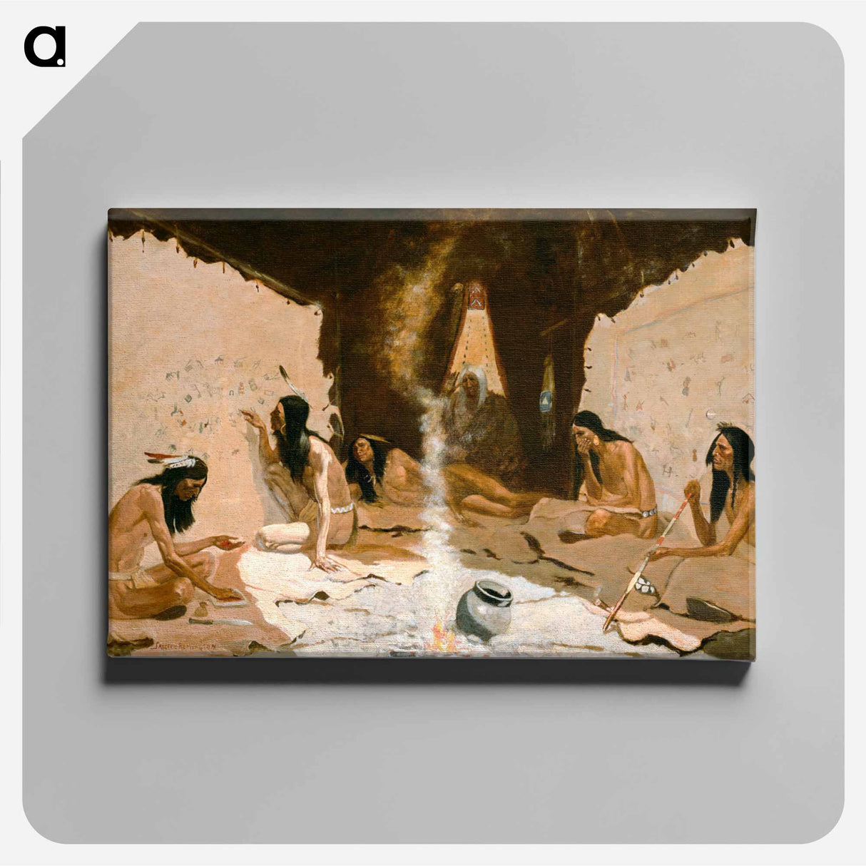 アートパネル-Historians of the Tribe
- フレデリック レミントン Canvas.