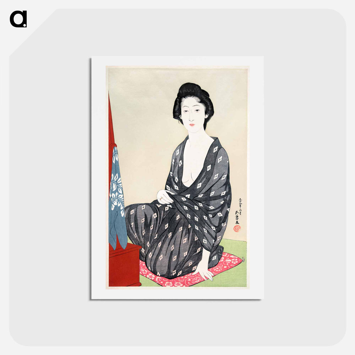 アートポストカード-Woman in Summer Clothing
- 橋口 五葉 Postcard.