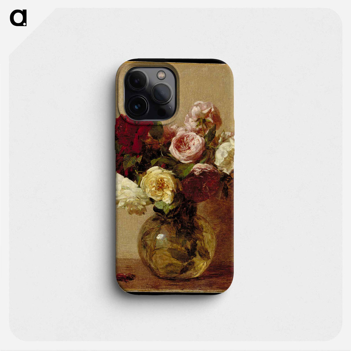 Roses - アンリ ファンタン ラトゥール Phone Case.