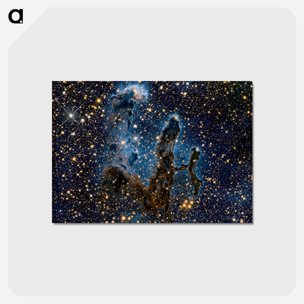 アートポストカード-Pillars of Creation
- ハッブル画像 Postcard.
