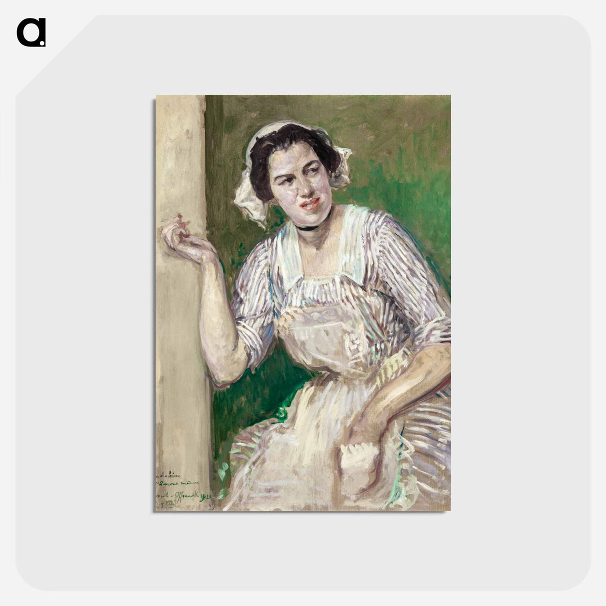 アートポストカード-Portrait of Madeleine Pissard
- ジャック エミール ブランシュ Postcard.