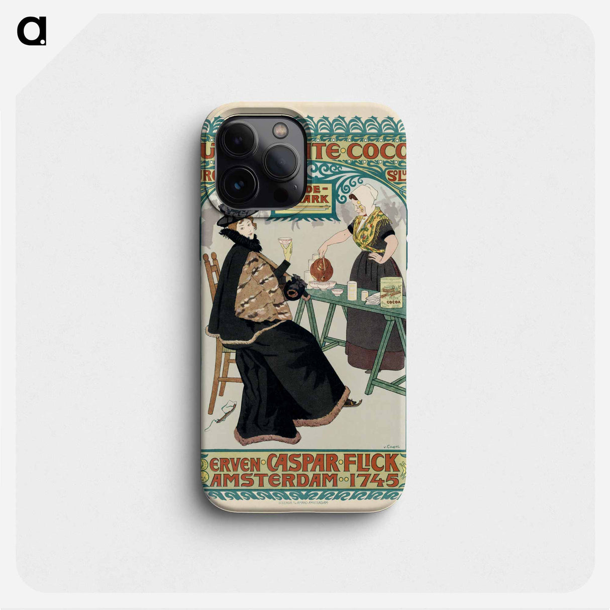 Dutch skate cocoa - Johan Georg van Kasper Phone Case.