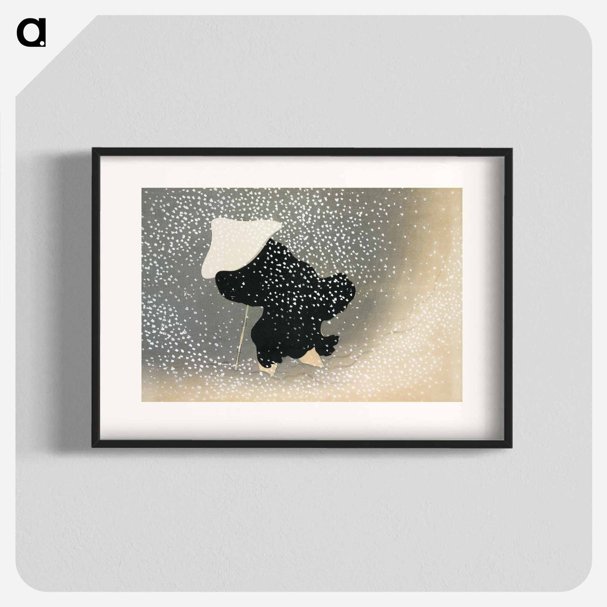 Snow from Momoyogusa–Flowers of a Hundred Generations - 神坂 雪佳 Poster.