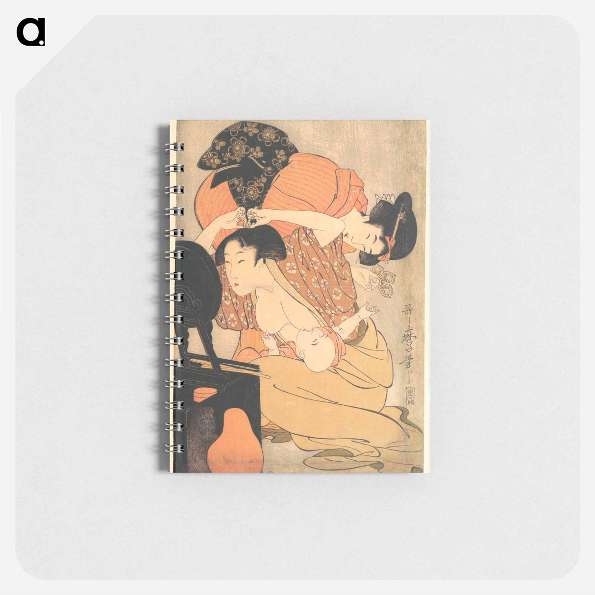 Mother and Child - 喜多川 歌麿 Memo.