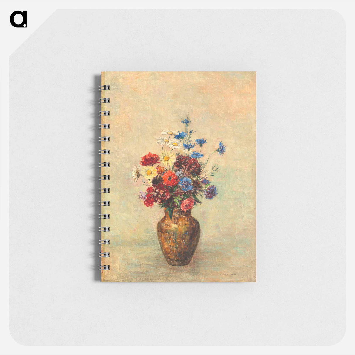 Flowers in a Vase - オディロン ルドン Memo.