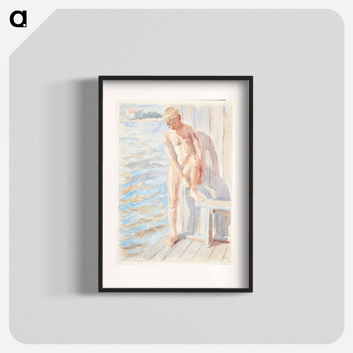 アートポスター-Boy after the bath
- ピーター ハンセン Poster.