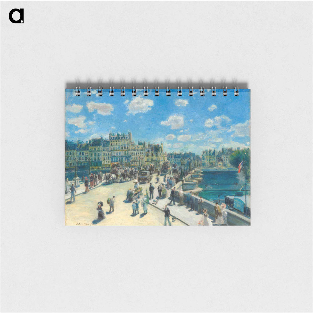 Pont Neuf, Paris - ピエール オーギュスト ルノワール Memo.