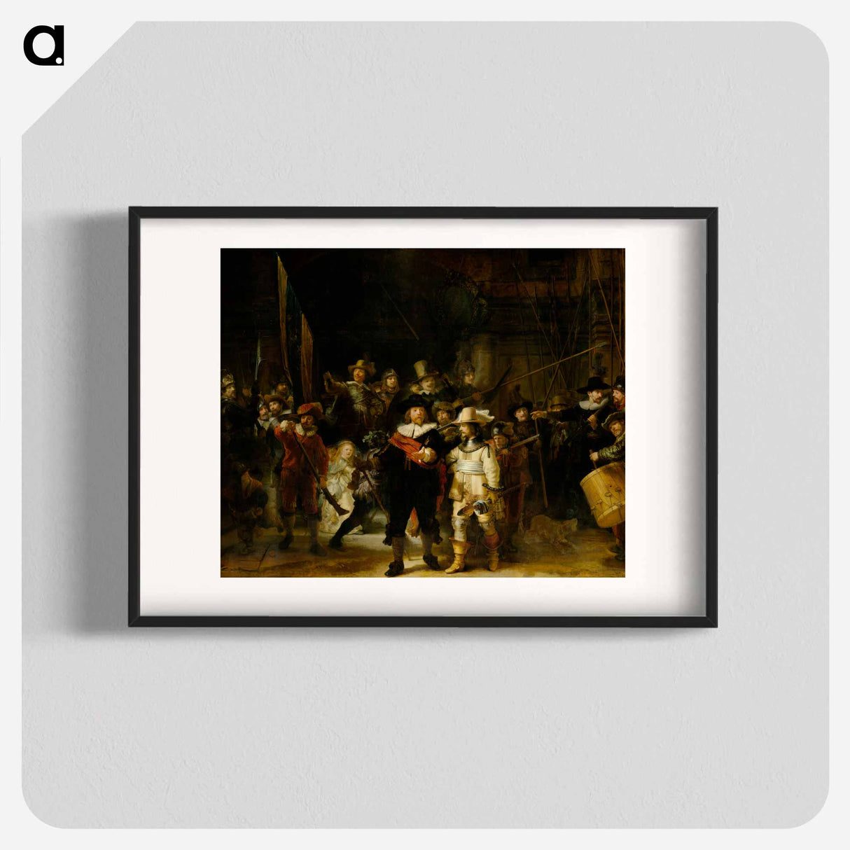 The Nightwatch - レンブラント ファン レイン Poster.