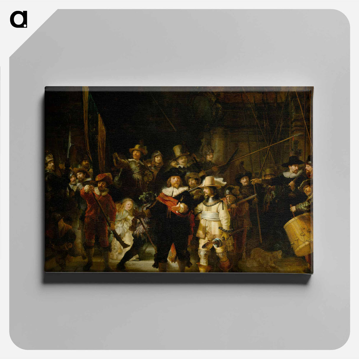 The Nightwatch - レンブラント ファン レイン Canvas.