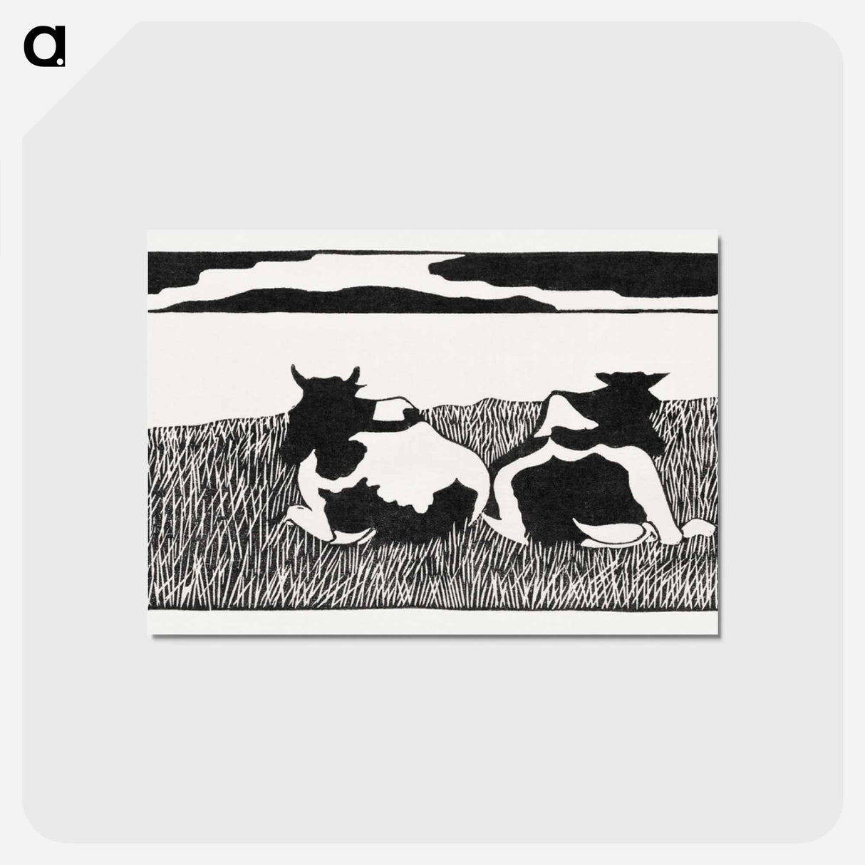 Cows
- サミュエル ジェスルン Postcard.