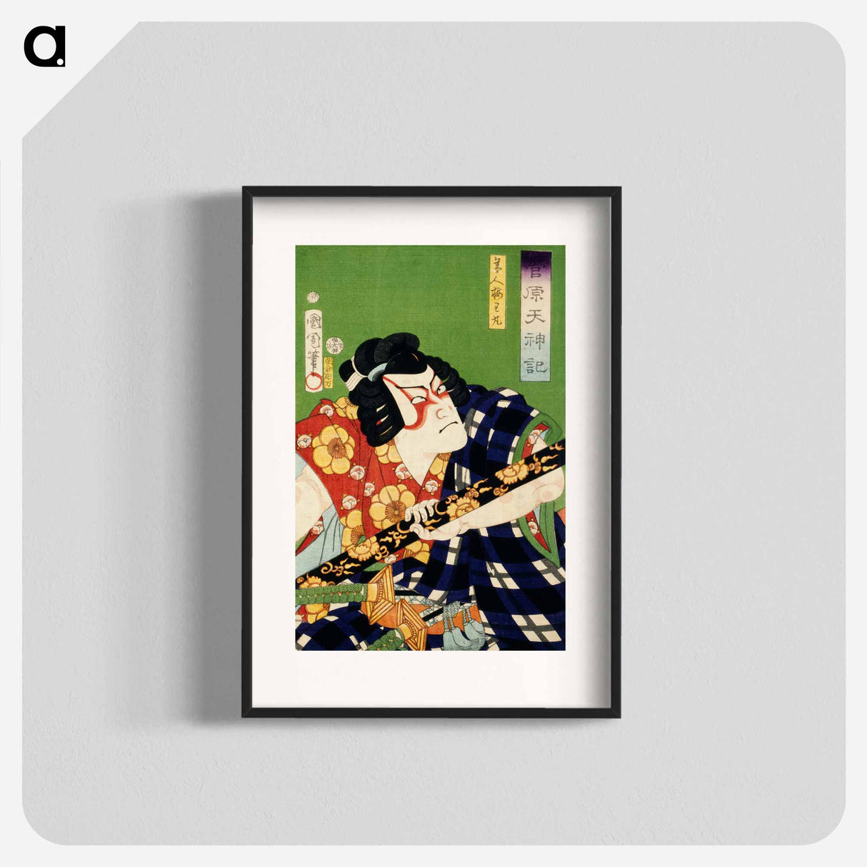 Portraits of an Actor - Toyohara Kunichika Poster.