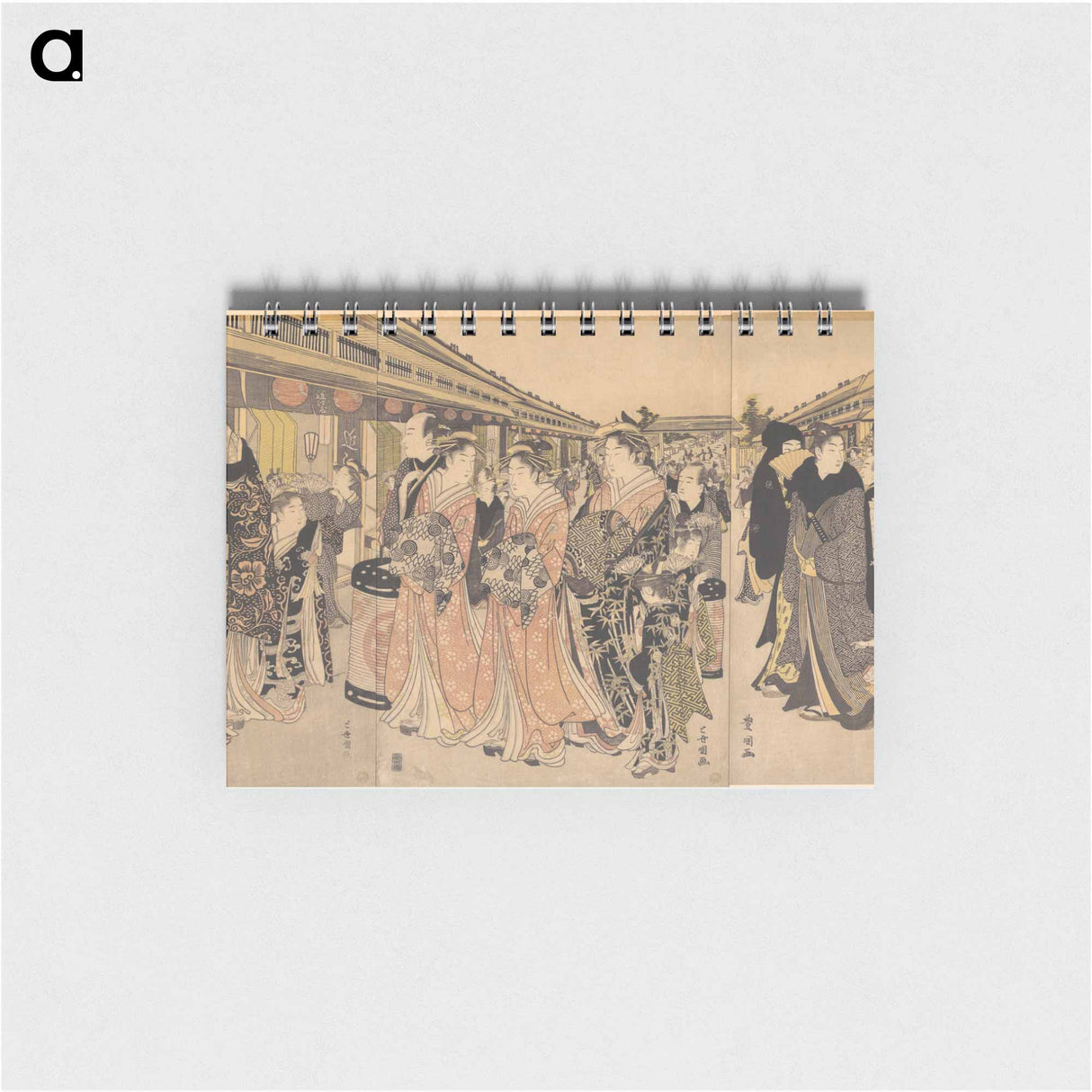 アートメモ帳-Courtesans Promenading on the Nakanochō in Yoshiwara
- 歌川 豊国 Memo.