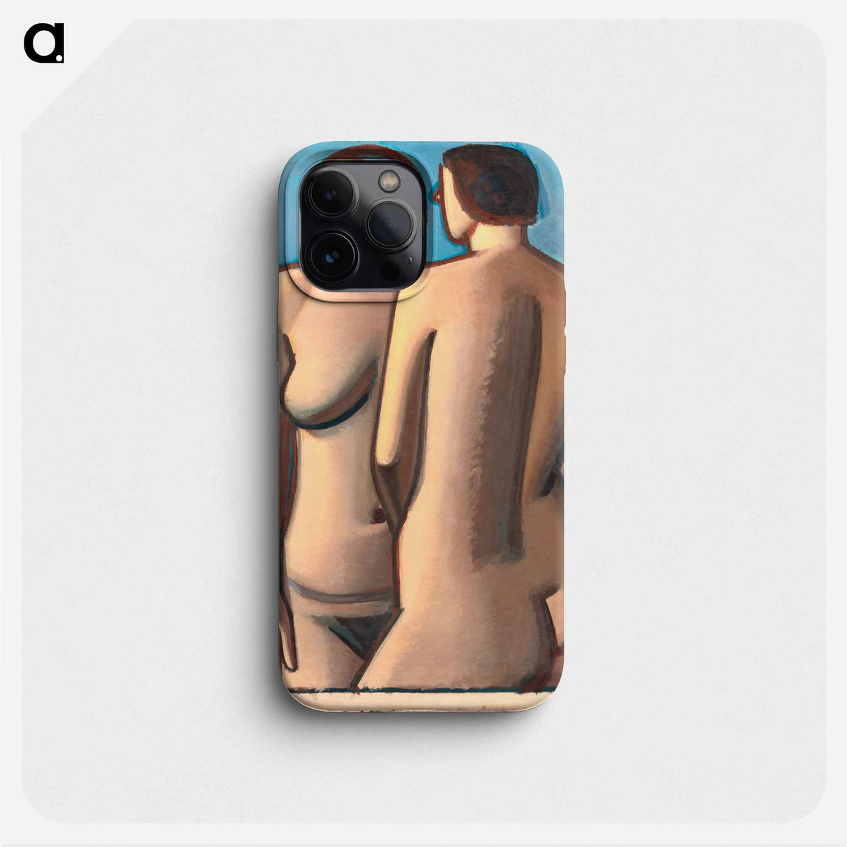 Two Female Nudes - Wilhelm Lundstrom Phone Case.