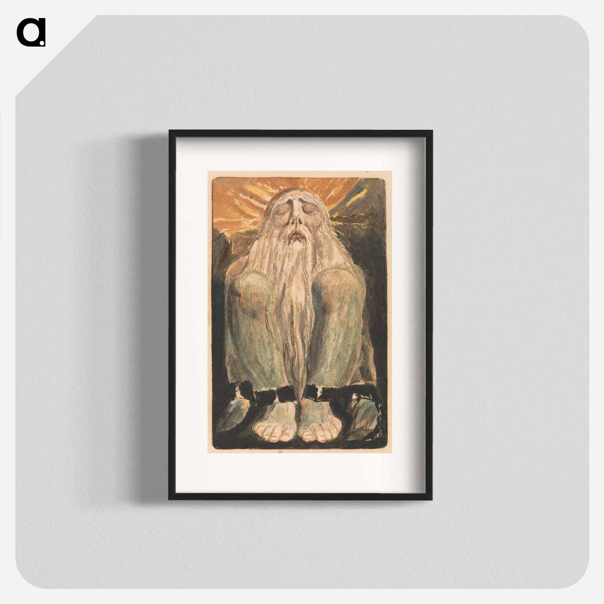 The First Book of Urizen, Plate 12 - William Blake Poster.