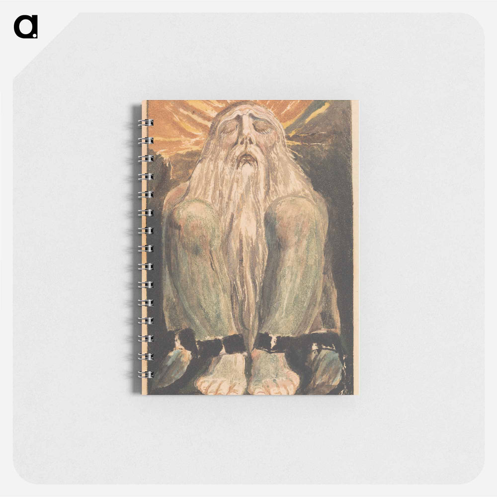 The First Book of Urizen, Plate 12 - ウィリアム ブレイク Memo.