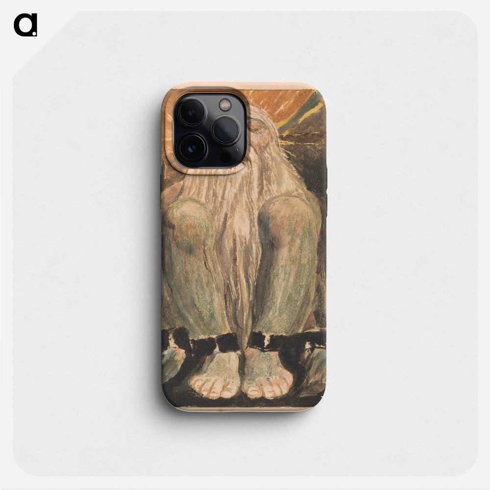 The First Book of Urizen, Plate 12 - William Blake Phone Case.