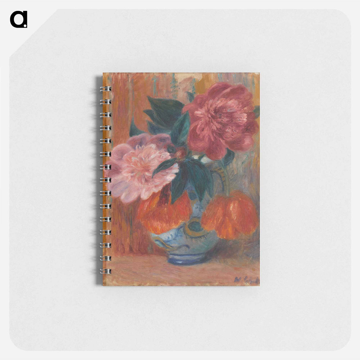 Tulips and Peonies in Pitcher - ウィリアム ジェームス グラッケンズ Memo.