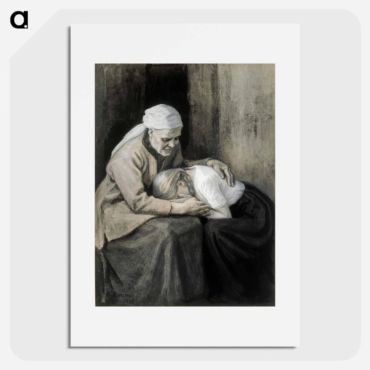 Mitäpä itket, huoli pois - アルバート エーデルフェルト Poster.