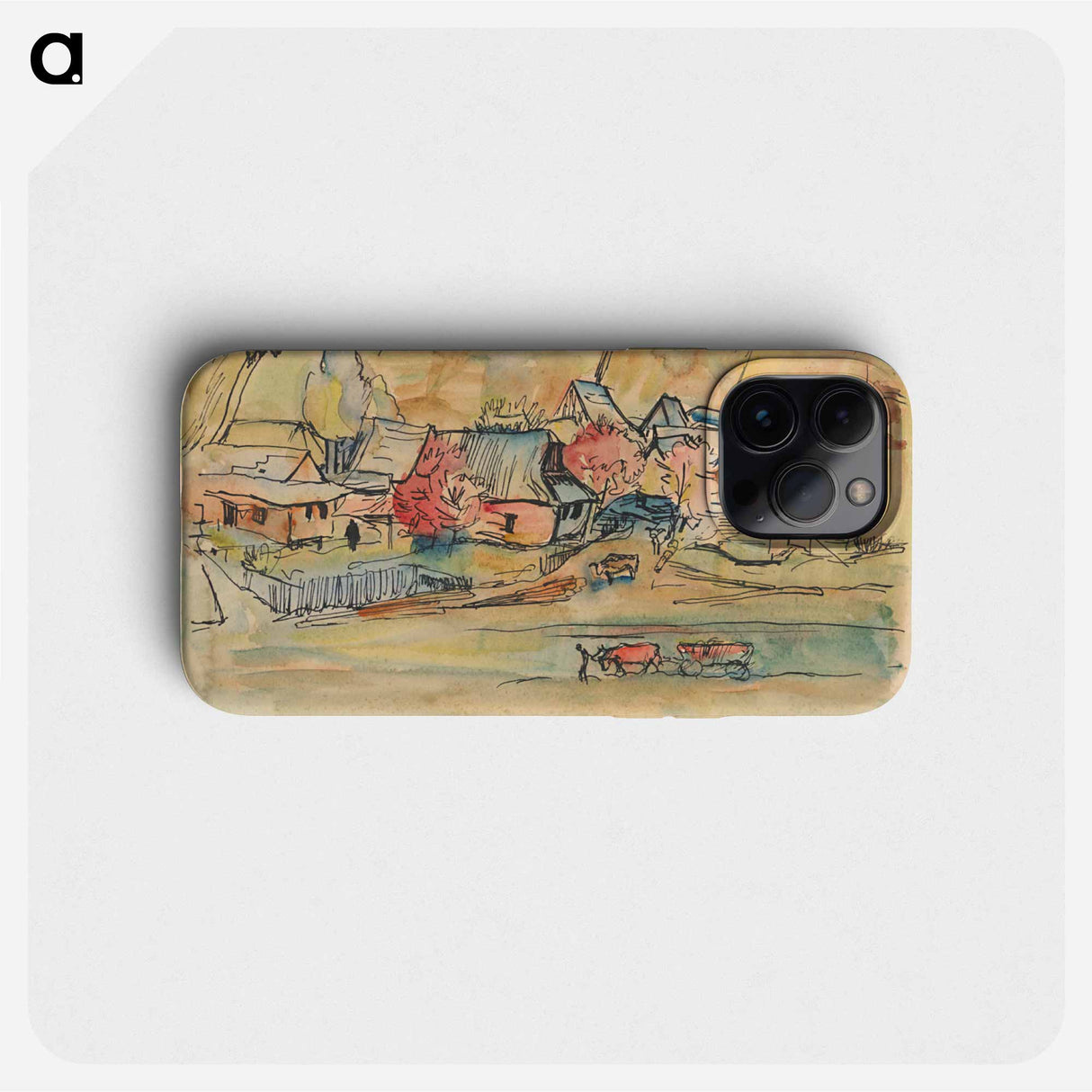 The mountain range - アーノルド ピーター ワイズ クビンチャン Phone Case.