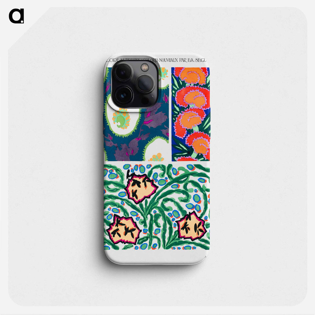 Vintage art deco & art nouveau pattern, plate no. 15 - E.A.セギー Phone Case.