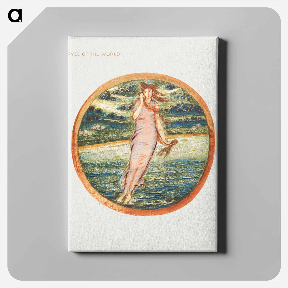 Marvel of the World from The Flower Book - エドワード バーン ジョーンズ Canvas.