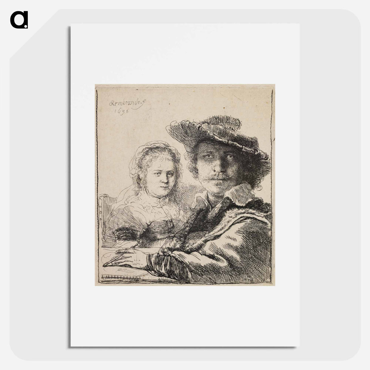 Rembrandt - レンブラント ファン レイン Poster.