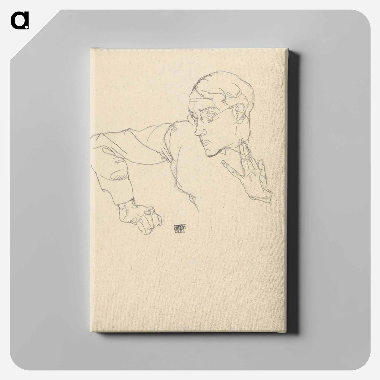 アートパネル-Portrait of Karl Otten
- ウィーン博物館 Canvas.