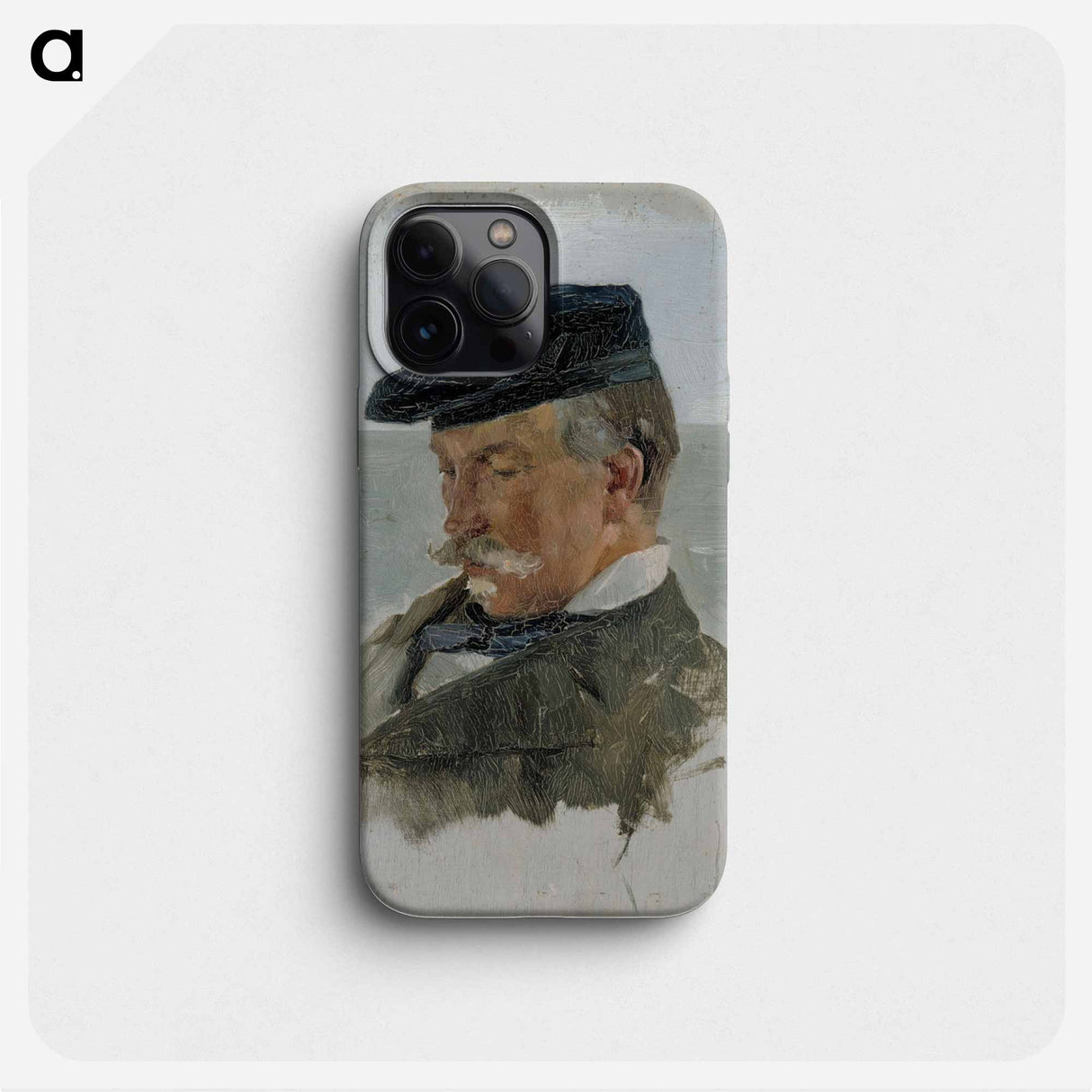 Portrait sketch of adolf von becker the painter - アルバート エーデルフェルト Phone Case.