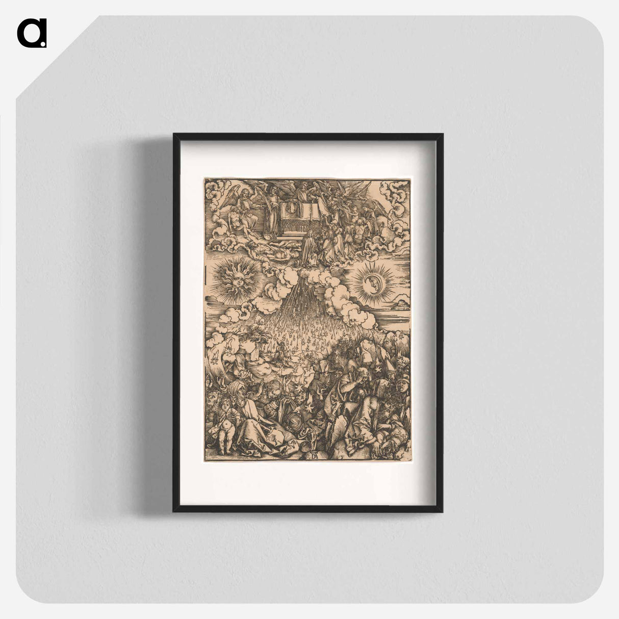 The opening of the sixth seal - アルブレヒト デューラー Poster.