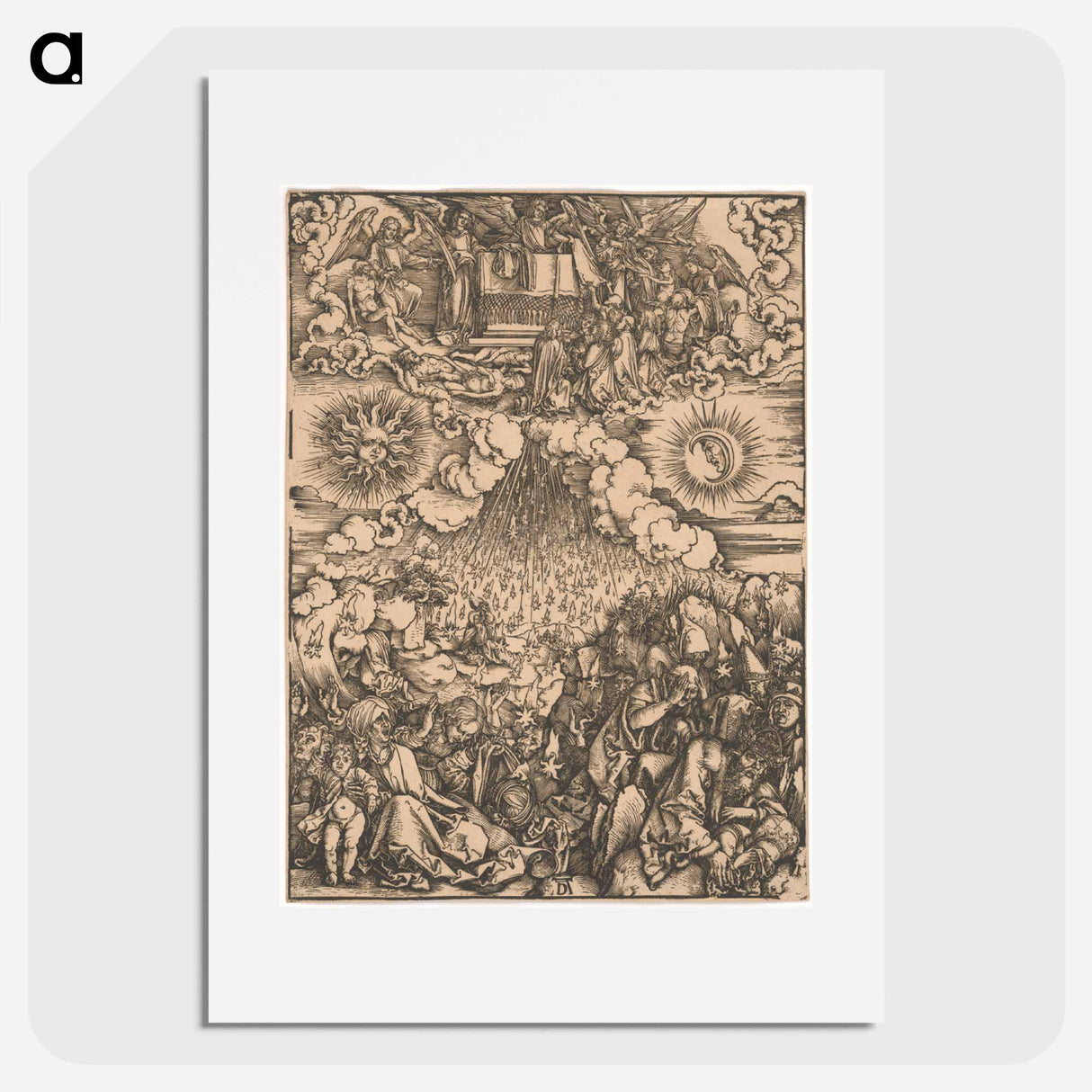 The opening of the sixth seal - アルブレヒト デューラー Poster.