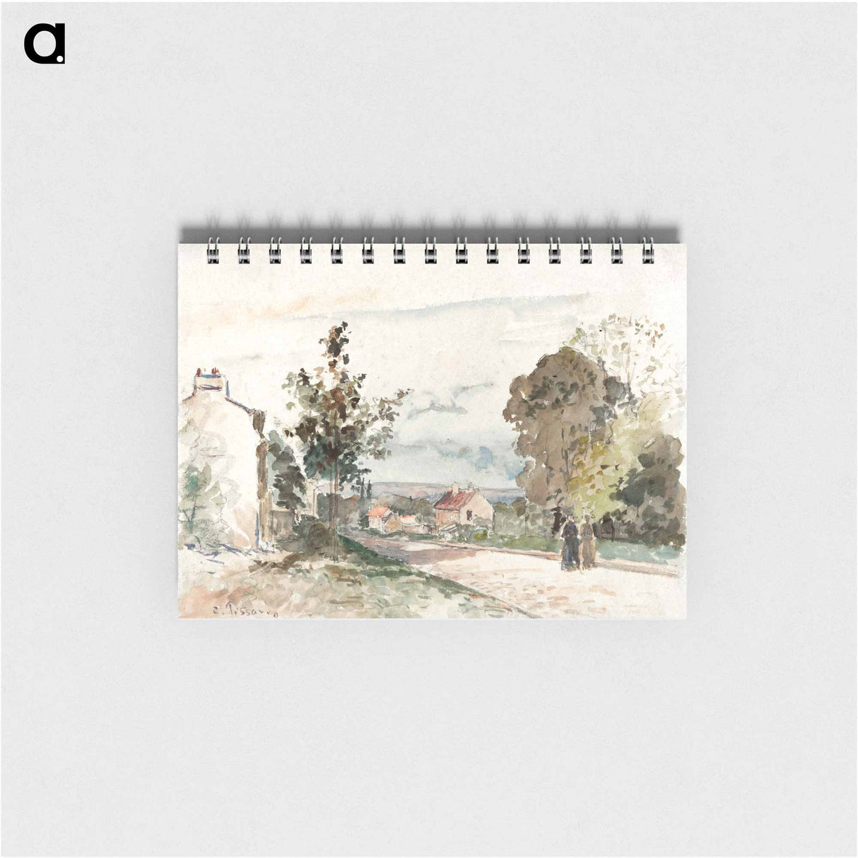 The Road from Versailles to Louveciennes - カミーユ ピサロ Memo.