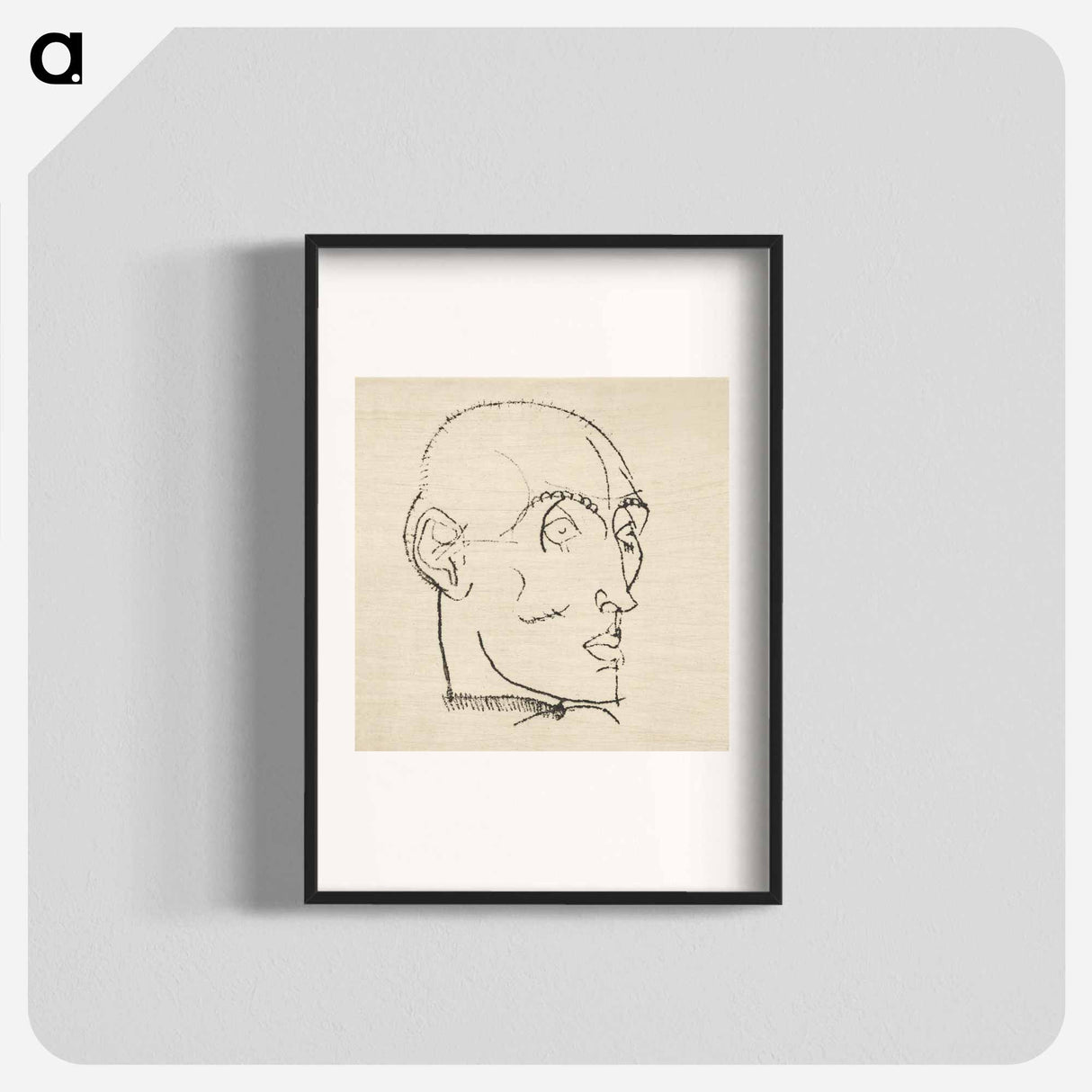 Portrait of a Man - Egon Schiele Poster.