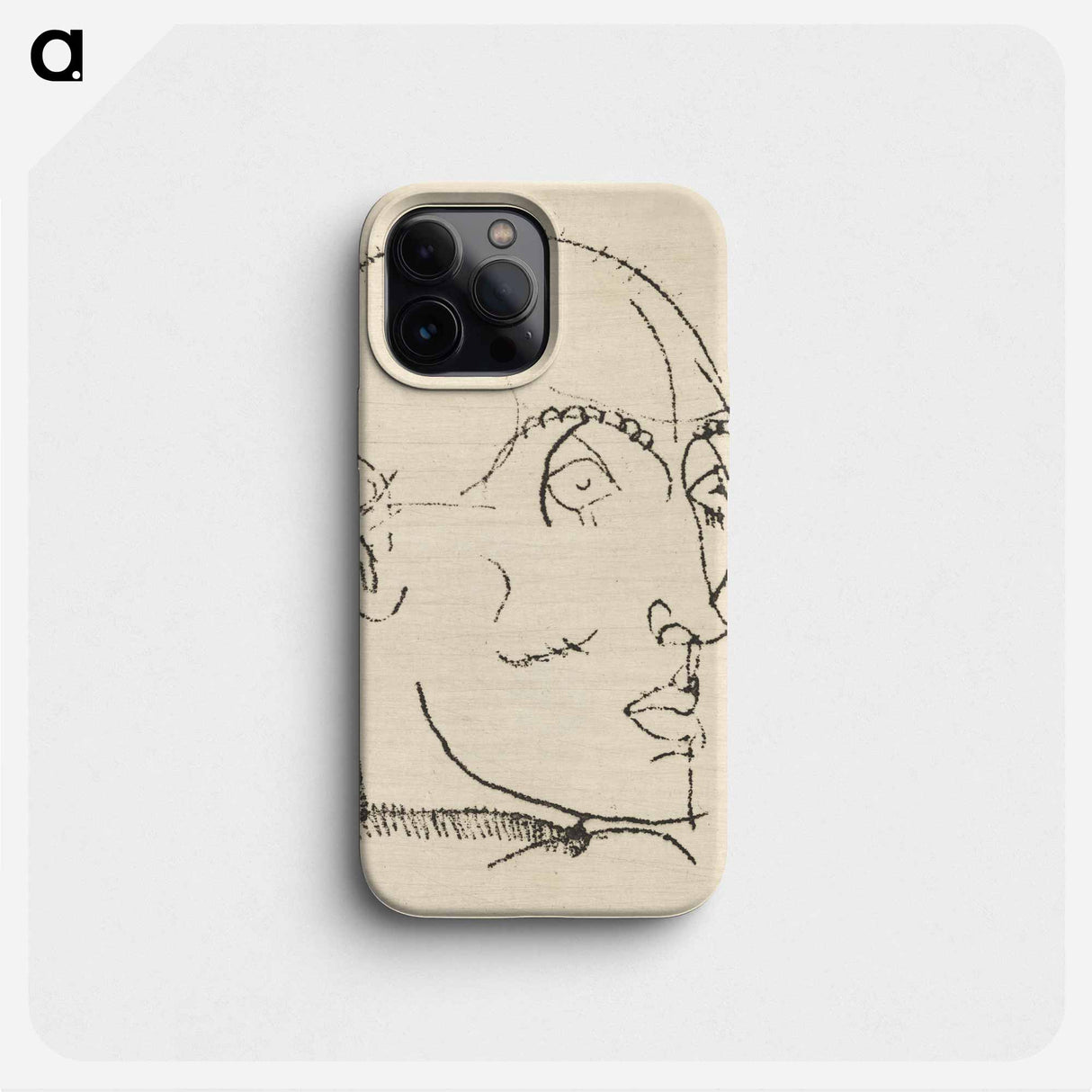 Portrait of a Man - Egon Schiele Phone Case.