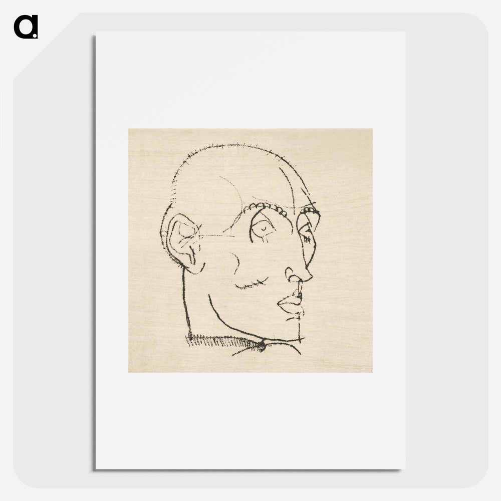 Portrait of a Man - Egon Schiele Poster.