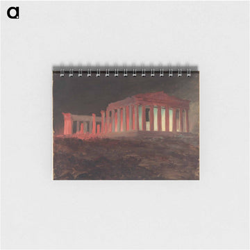Parthenon at night - フレデリック エドウィン チャーチ Memo.