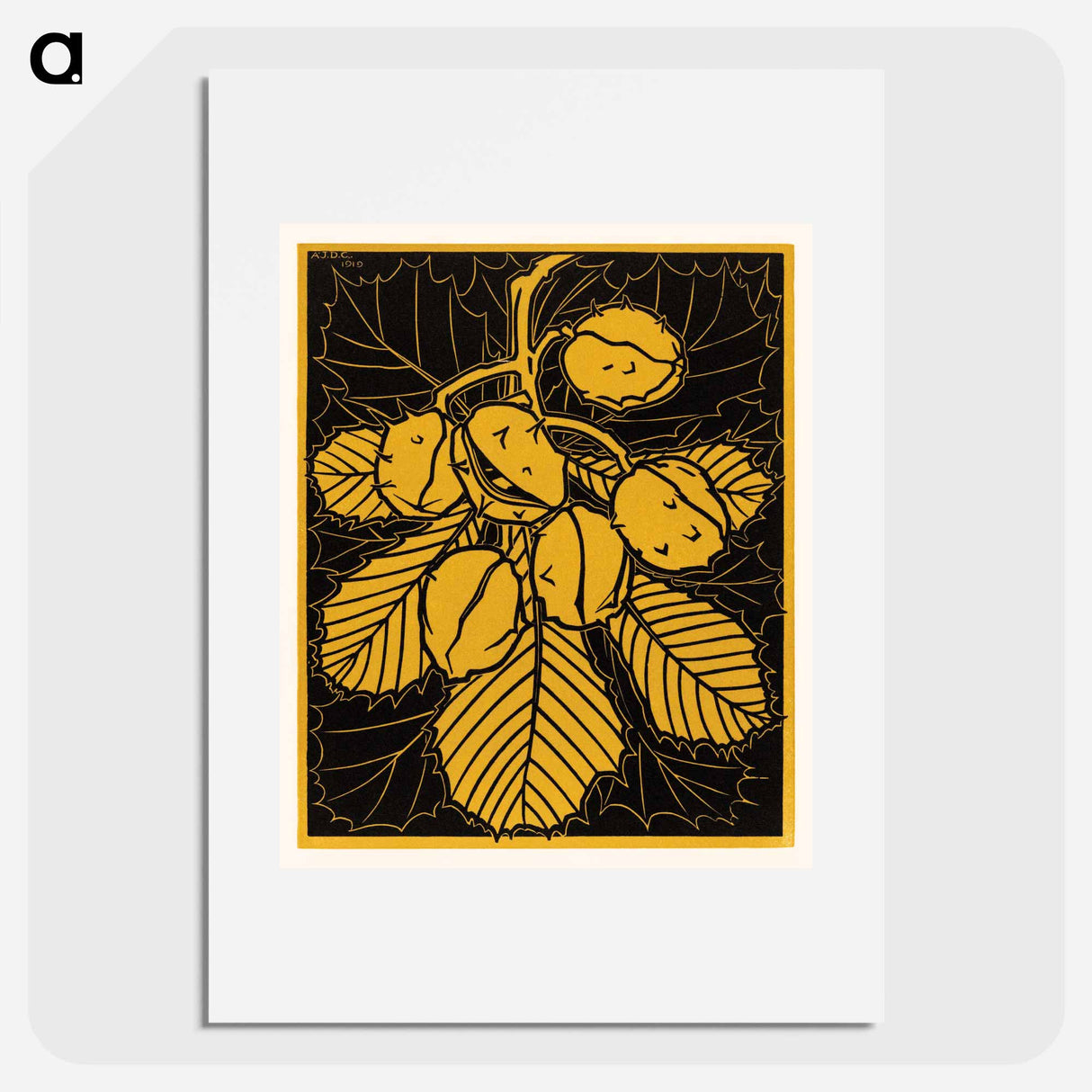 Chestnut branch - ユリー デ フラーハ Poster.