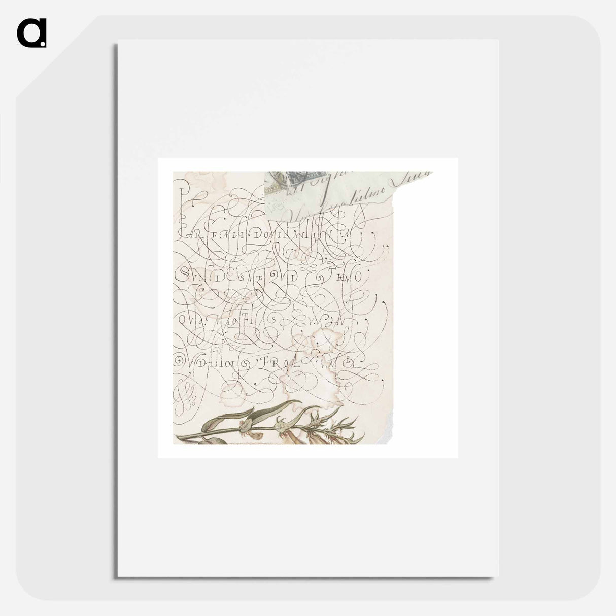 アートポスター-Letter Decal
- 書道のお手本 Poster.