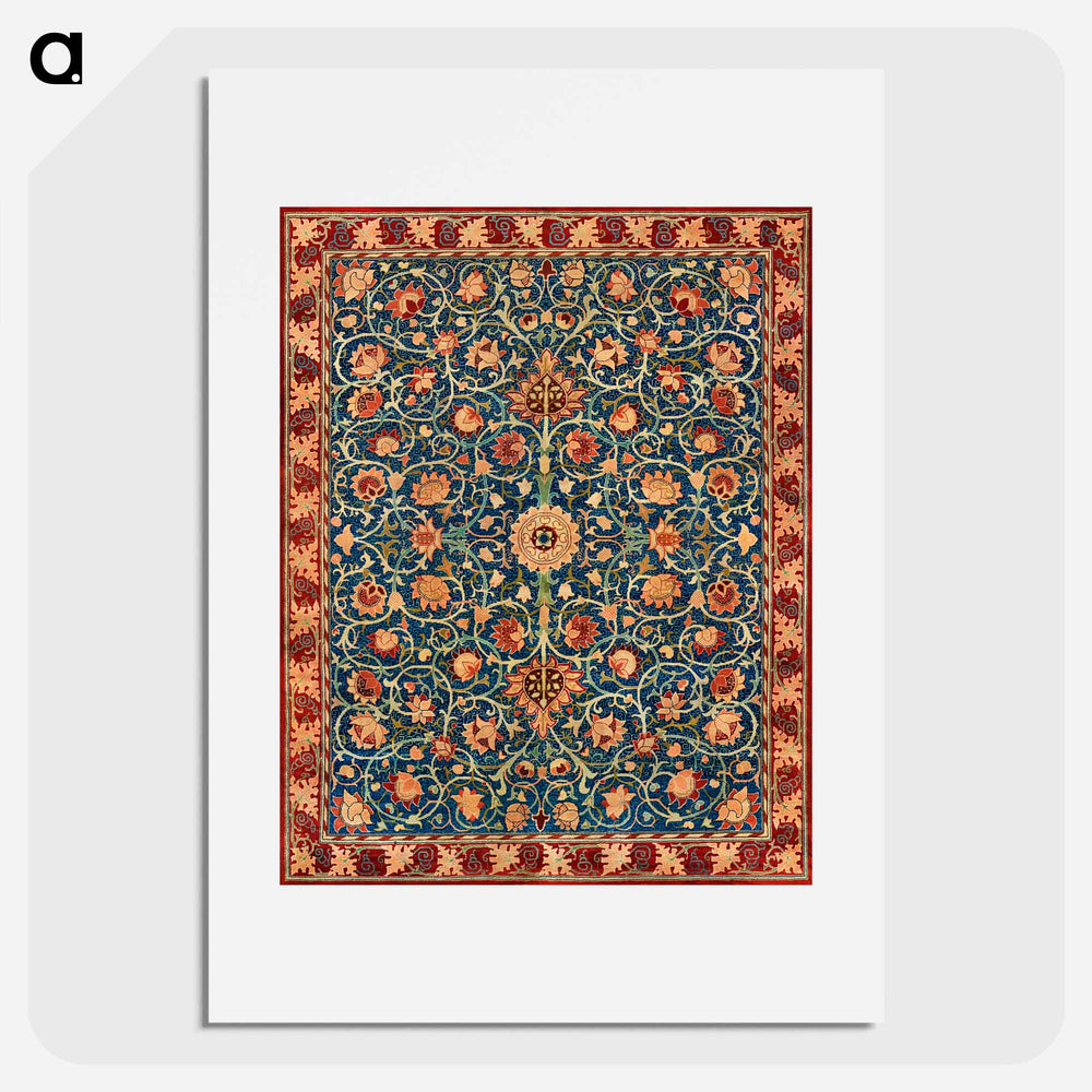 William Morris's Holland Park Carpet - ウィリアム モリス Poster.