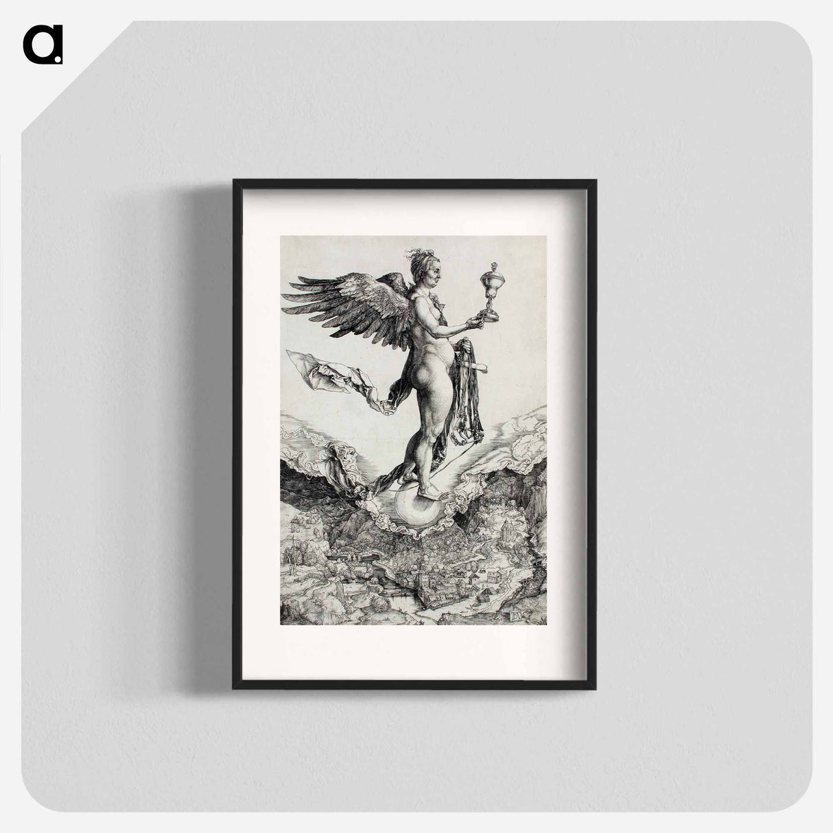 Nemesis (The Great Fortune) - アルブレヒト デューラー Poster.